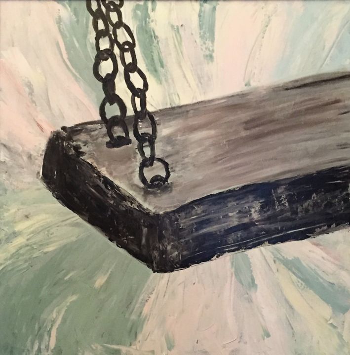 Painting titled "Swing.jpg" by Eliza Matica, Original Artwork, Acrylic