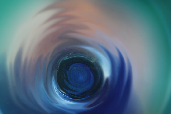 Photographie intitulée "Magic Swirl" par Elke Matthaeus, Œuvre d'art originale