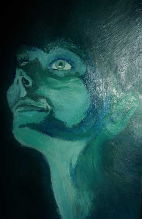 Peinture intitulée "Woman" par Elke Matthaeus, Œuvre d'art originale, Acrylique