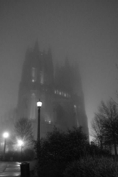 Photography titled "Washington Cathedral" by Elke Matthaeus, Original Artwork