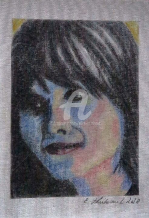 Dessin intitulée "Alexandra" par Elke Thiébaut, Œuvre d'art originale, Crayon