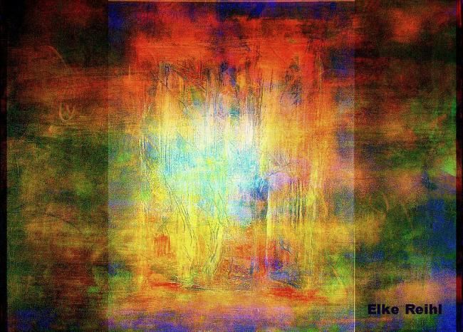 Digital Arts titled "Motiv 1" by Elke Reihl, Original Artwork, Collages