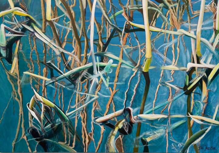 Peinture intitulée "reflection Seven" par Ella Joosten, Œuvre d'art originale, Acrylique