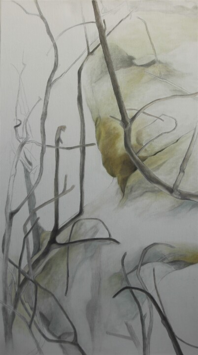 Malerei mit dem Titel "forest4" von Ella Barsky, Original-Kunstwerk, Öl