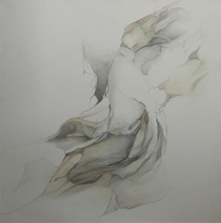 Картина под названием "abstract6" - Ella Barsky, Подлинное произведение искусства, Масло