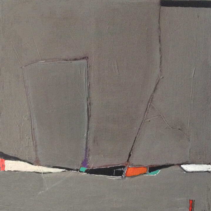Painting titled "study-in-gray-1.jpg" by Ellen Shire, Original Artwork, Acrylic