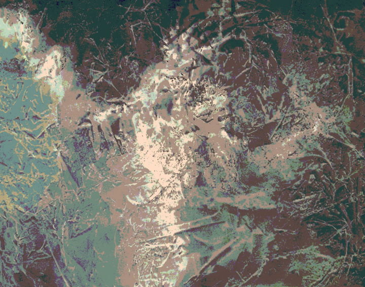 Peinture intitulée "Chaos" par Olena Topliss, Œuvre d'art originale, Acrylique