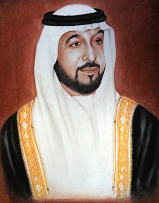Peinture intitulée "Portrait C. Mohamed" par Ellof, Œuvre d'art originale, Huile