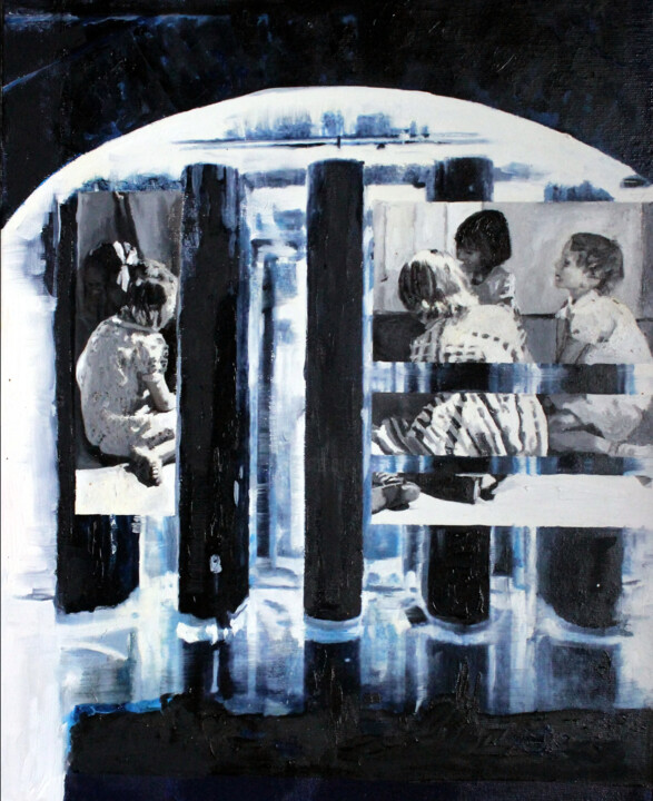 Peinture intitulée "Les si éphémères br…" par Elodie Lemerle, Œuvre d'art originale, Huile Monté sur Châssis en bois