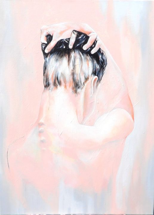 Peinture intitulée "Nous ne faisons qu'…" par Élodie Lodovici, Œuvre d'art originale, Acrylique Monté sur Châssis