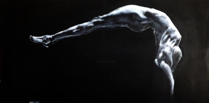 Peinture intitulée "___" par Élodie Lodovici, Œuvre d'art originale,