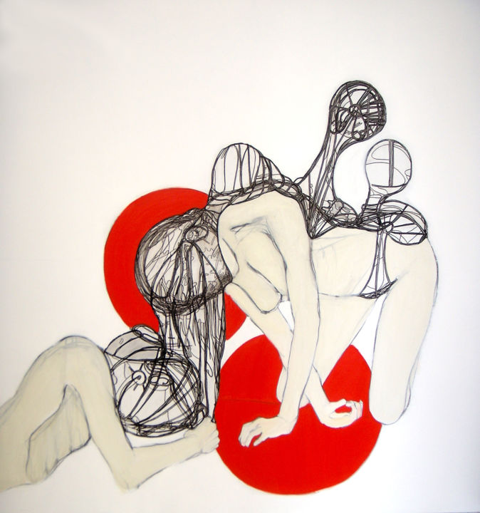 Peinture intitulée "Ecologie" par Michael Dapremont, Œuvre d'art originale, Huile
