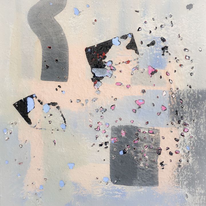 Ζωγραφική με τίτλο "Poétic Impact #2" από Eloi Derôme, Αυθεντικά έργα τέχνης, Λάδι