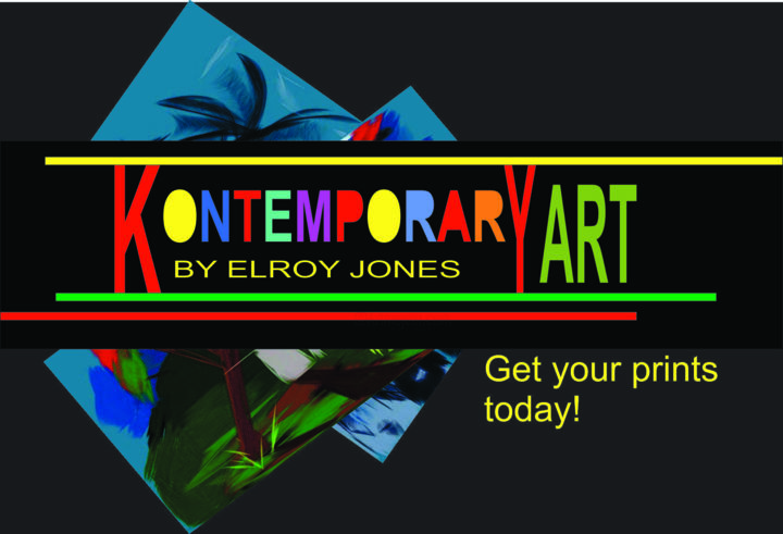 Painting titled "kontemporary-art-fa…" by Elroy Jones, Original Artwork