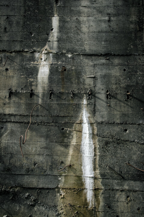 摄影 标题为“Concrete 2” 由Elsa Lunghini, 原创艺术品, 数码摄影 安装在铝上