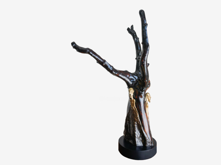 Sculpture intitulée "Perpetua Presencia" par Elsa Muñoz, Œuvre d'art originale, Bronze