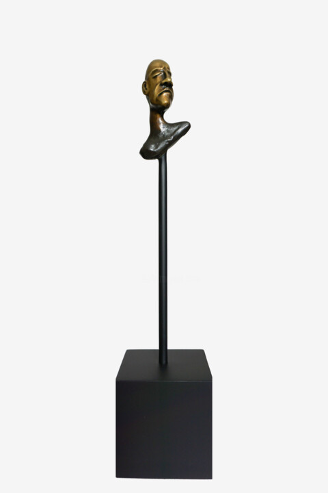 Sculpture titled "Egos 3" by Elsa Muñoz, Original Artwork, Bronze