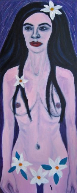 Картина под названием "Jezabel" - Elsa Lores, Подлинное произведение искусства