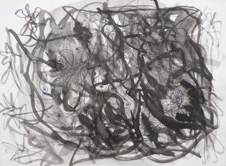 「15.jpg」というタイトルの描画 Elsa Loresによって, オリジナルのアートワーク, インク