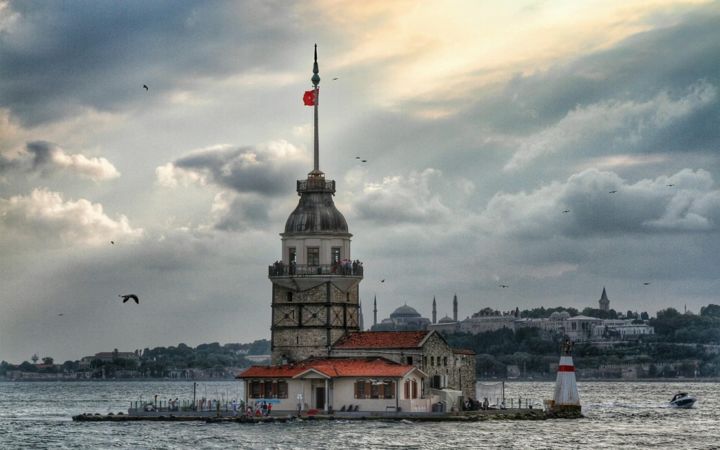 Fotografia zatytułowany „Kizkule” autorstwa Elzem, Oryginalna praca, Fotografia cyfrowa