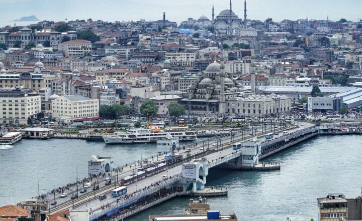 Fotografia intitolato "Istanbulblue" da Elzem, Opera d'arte originale, Fotografia digitale