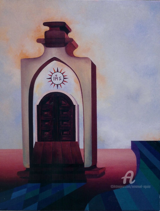 Картина под названием "PORTA DA REDENÇAO" - Emanuel Aguiar, Подлинное произведение искусства