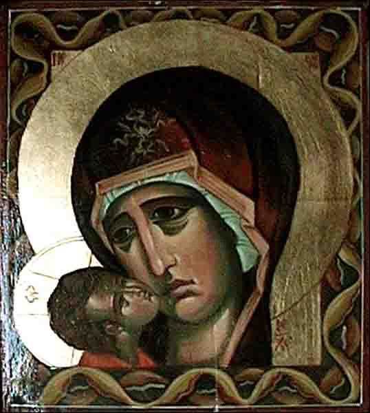 Pittura intitolato "The Virgin and Child" da Emanuel Rus, Opera d'arte originale, Altro