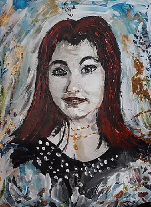 Peinture intitulée "portrait" par Oeilme, Œuvre d'art originale, Huile