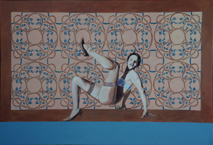 Pittura intitolato "Lets dance" da Emilia Amaro, Opera d'arte originale, Acrilico