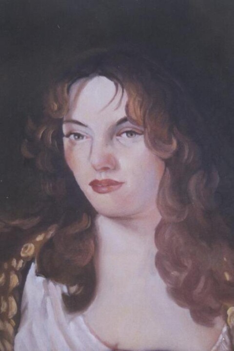 Painting titled "Portrait of Miranda" by Emil Gutman, Original Artwork