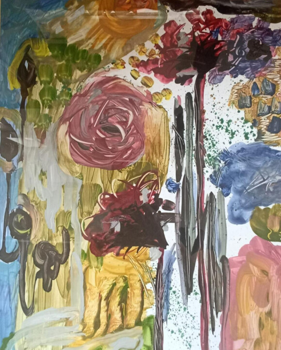 Картина под названием "Breath of Summer" - Emili Vit, Подлинное произведение искусства, Акрил Установлен на картон