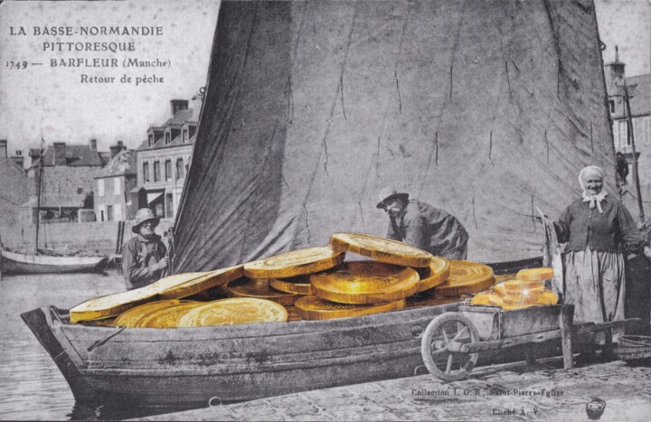 Colagens intitulada "Gold" por Emilie Desault, Obras de arte originais, Colagens