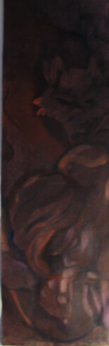 Painting titled "Retour aux sources" by Emilie Lagarde, Original Artwork