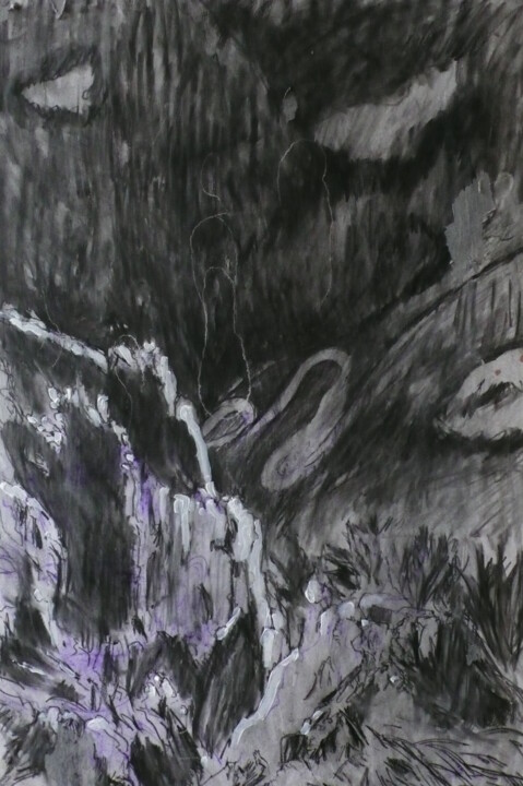 Pittura intitolato "Surplomb" da Emilie Lagarde, Opera d'arte originale