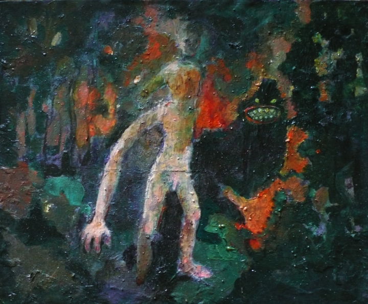 Painting titled "La ballade" by Emilie Lagarde, Original Artwork