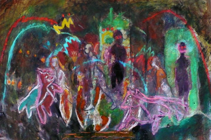 Pittura intitolato "Passages" da Emilie Lagarde, Opera d'arte originale