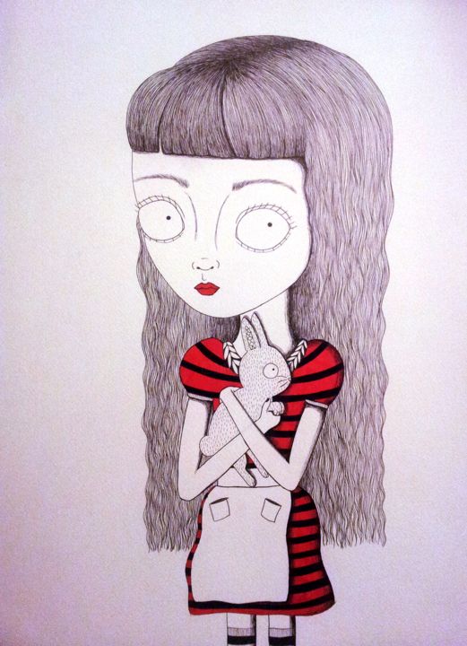 Drawing titled "alice-1.png" by Emilie Ringlet, Original Artwork, Other