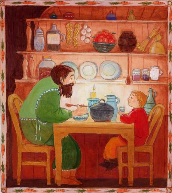Dibujo titulada "Le repas" por Emilie Vanvolsem, Obra de arte original