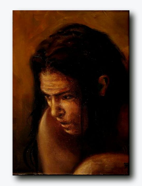 Painting titled "looking-impermanenc…" by Emilio Paintings, Original Artwork, Oil