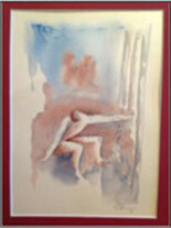 Painting titled "nudo-celeste.jpg" by Emilio Rumi, Original Artwork
