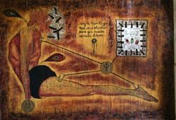 Pintura titulada "Dioses y Hombres XVI" por Emilio Nicolás Sánchez, Obra de arte original, Oleo