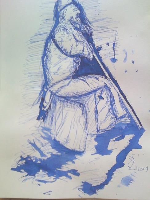 Drawing titled "Leonardo's inspirat…" by Lazarovici, Original Artwork