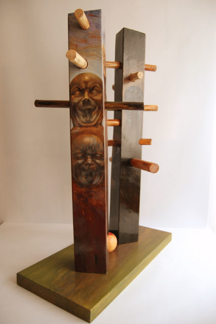 Sculpture titled "The Neighbors" by Emil Pascalau, Original Art,