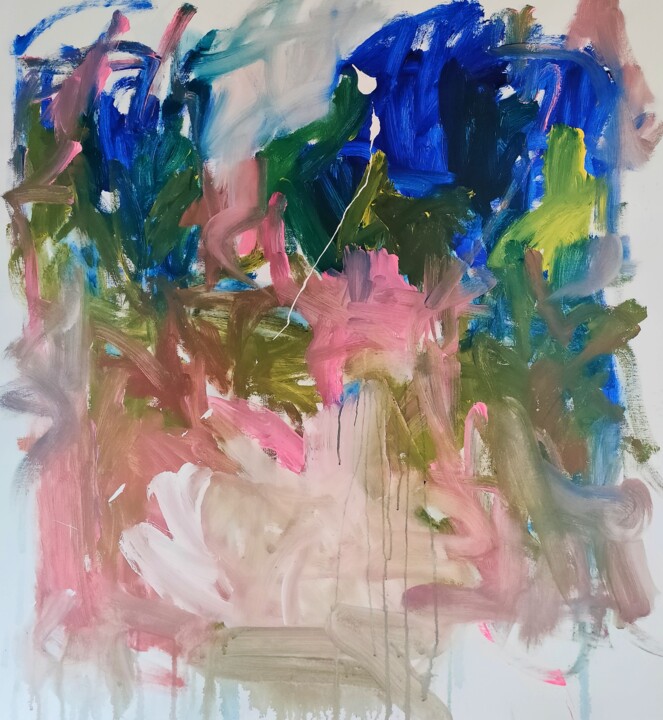 Pintura titulada "Plénitude" por Emily Starck, Obra de arte original, Acrílico Montado en Bastidor de camilla de madera