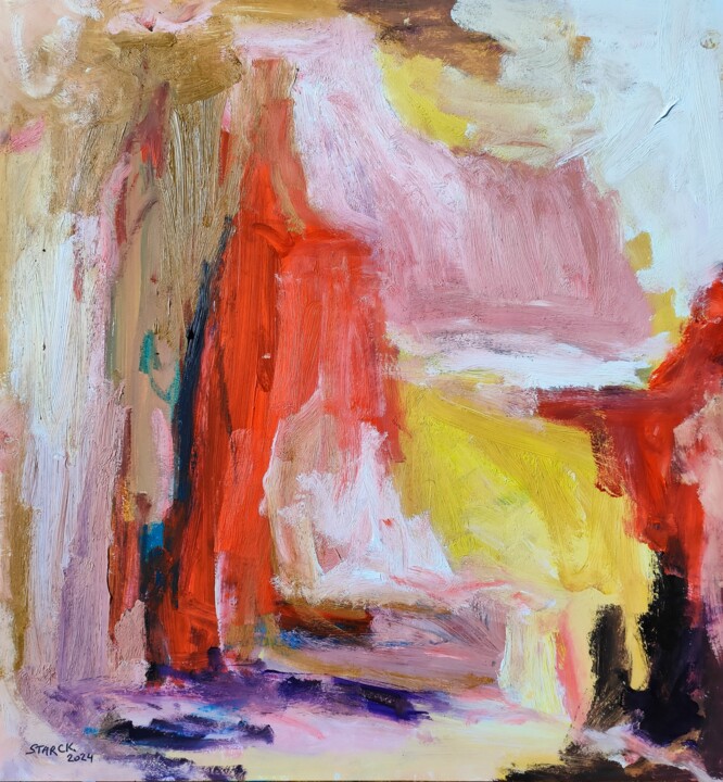 Peinture intitulée "Dreams pink" par Emily Starck, Œuvre d'art originale, Huile