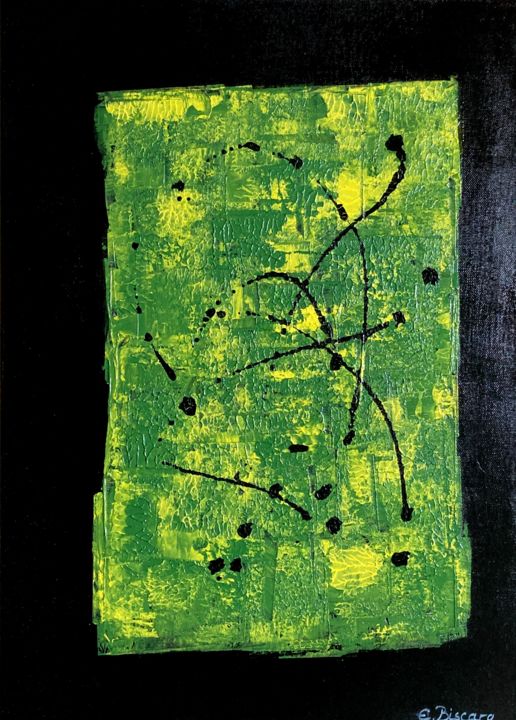 Pittura intitolato "Serie Richko N° IV" da Emmanuelle Biscara, Opera d'arte originale, Acrilico Montato su Cartone