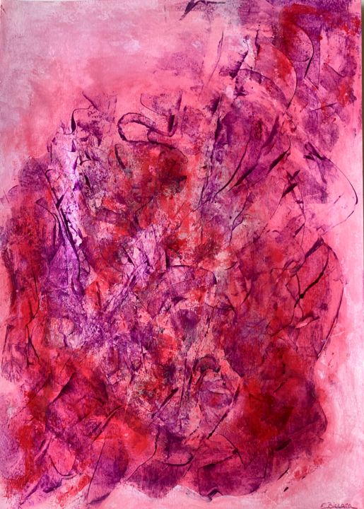 Pittura intitolato "Moods série N°2" da Emmanuelle Biscara, Opera d'arte originale, Acrilico