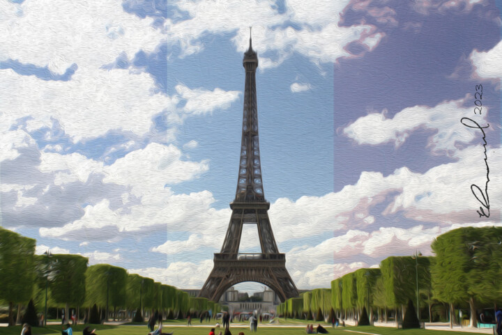 Digital Arts titled "A torre" by Emmanuel Costa, Original Artwork, Digital Painting