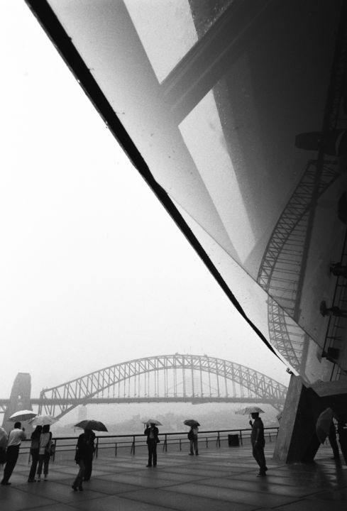 Photographie intitulée "Sydney" par Emmanuel Juste, Œuvre d'art originale, Photographie argentique