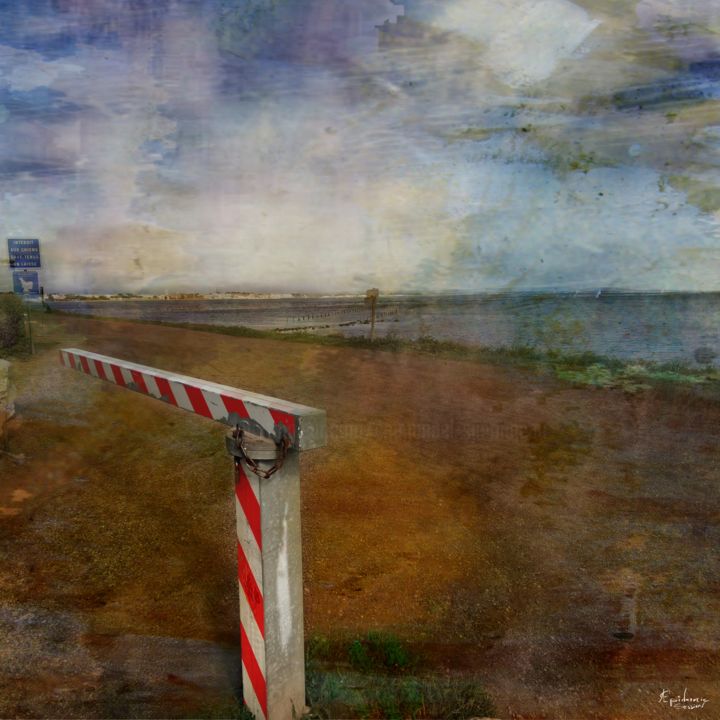 Digitale Kunst mit dem Titel "Marseillan carré 1" von Epidermic Session, Original-Kunstwerk, 2D digitale Arbeit